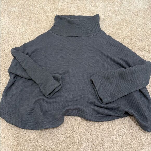 free people freest milley knit skirt top set terry gray - Picture 5 of 7